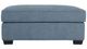 Cindy Crawford Home Liv French Blue Large Ottoman-1