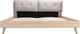 Mazin Furniture Fletcher Beige/Natural Faux King Upholstered Platform Bed-3