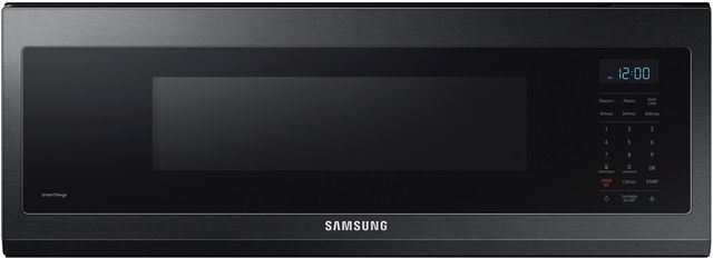 Samsung 30" 2.1 Cu. Ft. Black Stainless Steel Over the Range Microwave-0