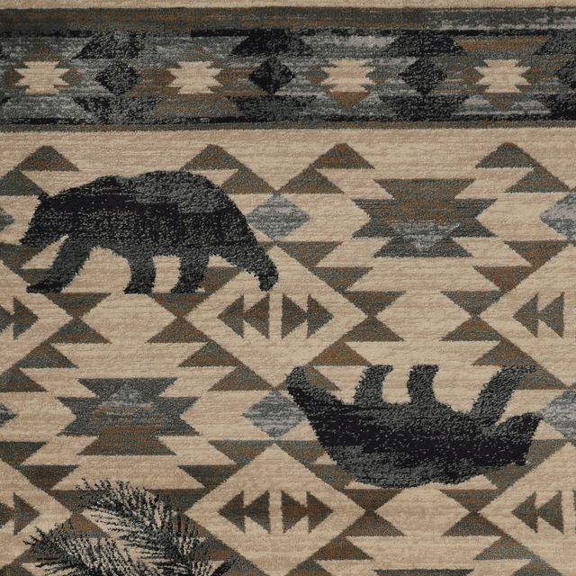 KAS Rugs Chester 5634 Ivory/Blue Montana 5'x8' Rug-2