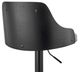 Armen Living Asher Gray/Black Adjustable Bar Stool-4