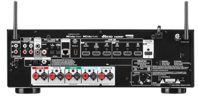 Denon® Black 5.2 Ch. 8K AV Receiver-4