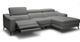 VIG Furniture Modrest Rampart Gray Right Arm Facing Sectional Sofa with Recliner-0