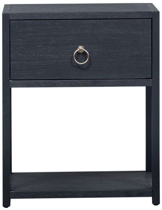 Liberty Furniture East End Wirebrushed Denim 21" Accent Table-2