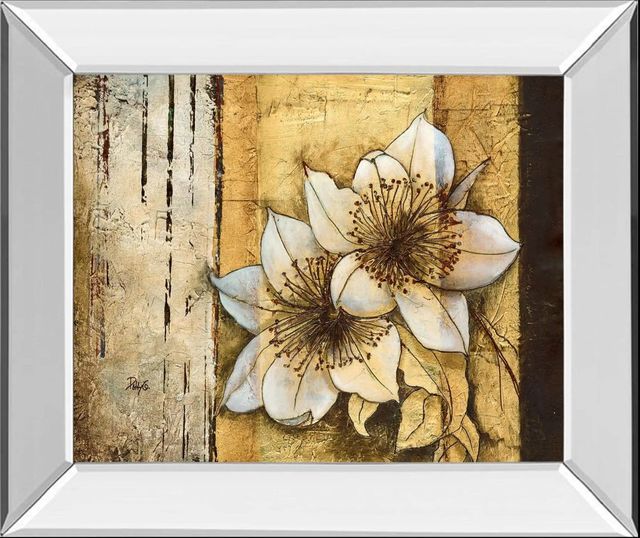Classy Art Exotic on Gold I by Patty Q Mirror Framed Wall Art-0
