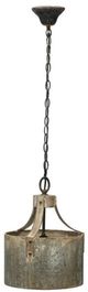 A & B Home 2-Piece Nickel Large Dane Iron x-Light Chandeliers-0