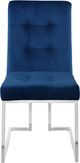 Meridian Furniture Alexis Navy Velvet Dining Chair-3