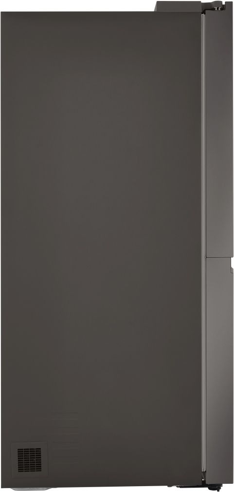 LG 36" 27 Cu. Ft. PrintProof™ Black Stainless Steel Side-by-Side InstaView® Refrigerator with Craft Ice™-4