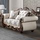 ACME Furniture Pierce Beige/Cherry Loveseat-1