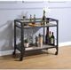 ACME Furniture Jorgensen Charcoal/Rustic Oak Serving Cart-4