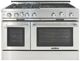 Capital Cooking™ Grand Chef 48" Stainless Steel Open Burner Pro Style Gas Range with 24" Grill-0
