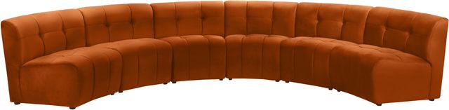 Meridian Furniture Limitless 6-Piece Cognac Modular Sectional-1