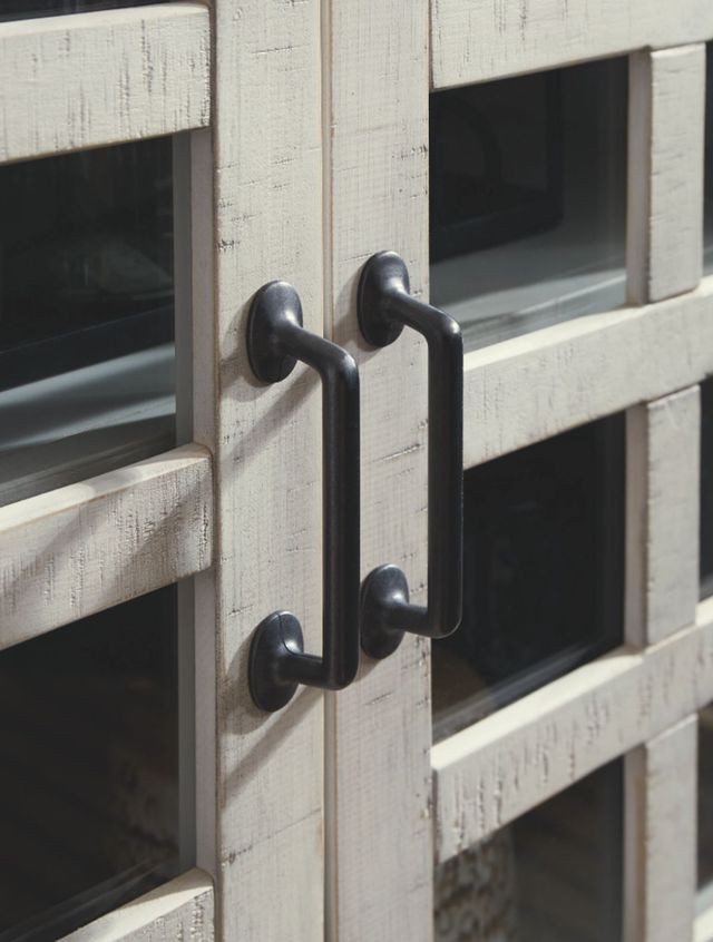Signature Design by Ashley® Falkgate Whitewash Accent Cabinet-4