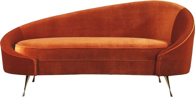 Moe's Home Collection Abigail Umber Chaise-1