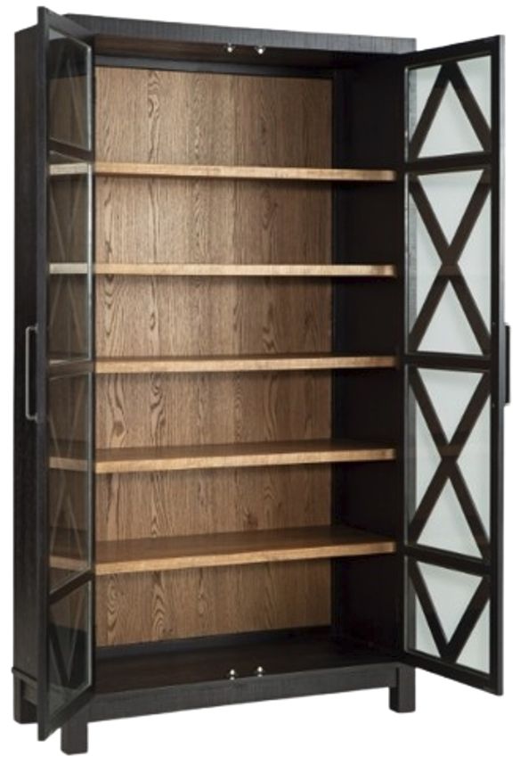 Signature Design by Ashley® Christop Black/Brown Accent Cabinet-2