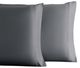 Cariloha Retreat 2-Piece Laguna Blue Lyocell Standard Pillow Cases-0