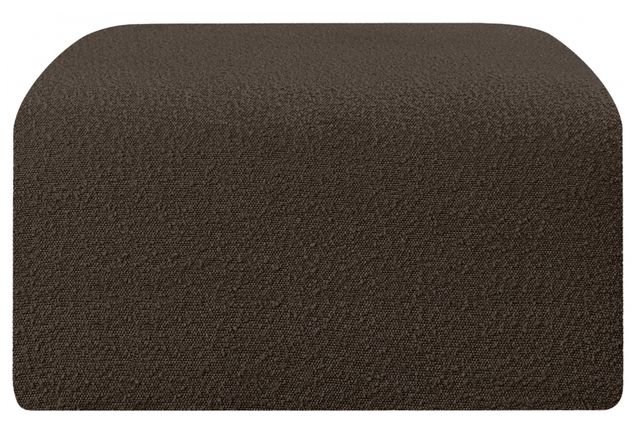 Meridian Furniture Arc Brown Ottoman-2