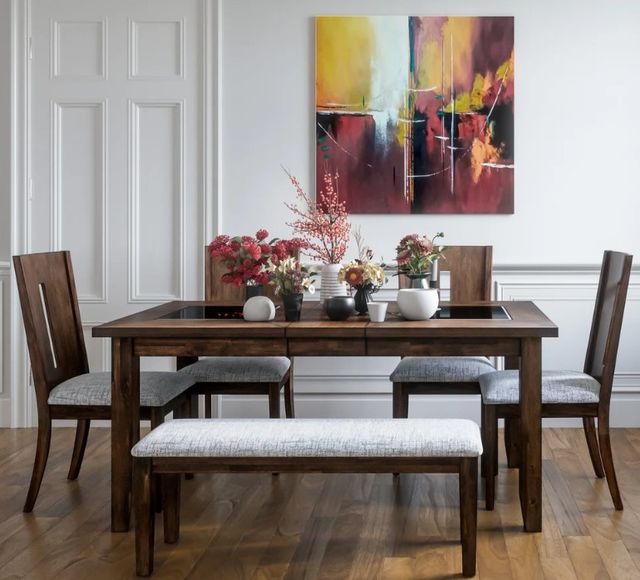 Jofran Inc. Urban Icon Merlot Extension Dining Table-1