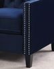 Elements International Tiffany Broadway Navy Accent Chair-1