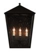 Currey & Company Bening Midnight Large Outdoor Wall Sconce-1