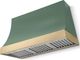 AGA Marquee 48" Mineral Green Wall Mounted Range Hood  with Polished Brass Trim-0