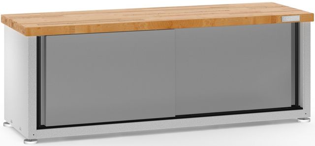 Gladiator® 54" Gray Slate Storage Shoe Bench-2