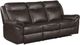 Homelegance® Aram Dark Brown Manual Double Reclining Sofa-0