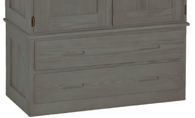 Crate Designs™ Furniture Graphite Shelf Armoire-3