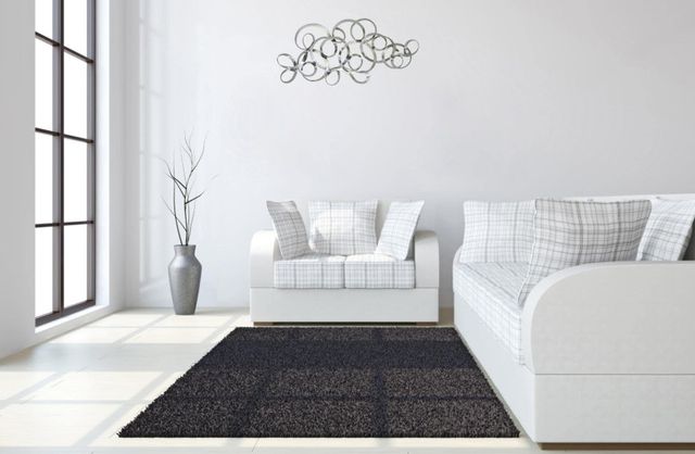 Classy Living Swishy Silver Wall Decor-1