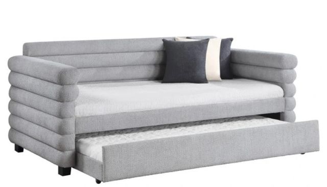 Coaster® Patricia Gray Upholstered Twin Day Bed-2