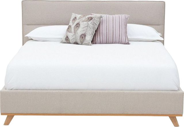 Fashion Bed Group® Rochelle Beige Queen Panel Bed-1