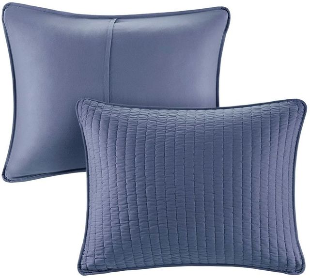 Olliix by Madison Park Navy Full/Queen Keaton Reversible Coverlet Set-1