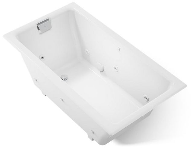   KOHLER® Tea-for-Two® White 66" x 36" Drop-In/Undermount Whirlpool Bath-0