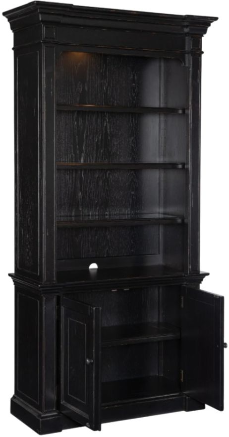 Hooker® Furniture Work Your Way Bristowe Tuxedo Bookcase-3
