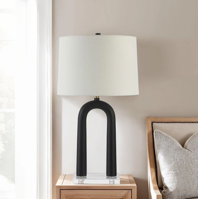 Renwil® Everren Pisa Matte Black Table Lamp-1