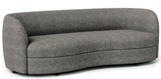 Furniture of America® Versoix 2-Piece Charcoal Gray Sofa Set-1