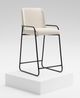 International Furniture Direct Seating Beige/Black 49" Bar Stool-1