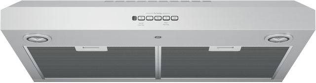 GE® 30" Stainless Steel Under Cabinet Range Hood-3