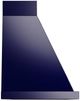 Ilve® Nostalgie II Noblesse 48" Midnight Blue Wall Mounted Range Hood with Chrome Trim-2