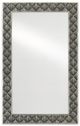 Currey & Company Davos Black/White Large Mirror-0