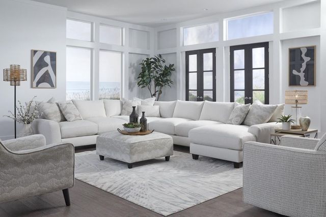 Fusion Furniture 7902 Hobnob 4-Piece Cotton Sectional-1