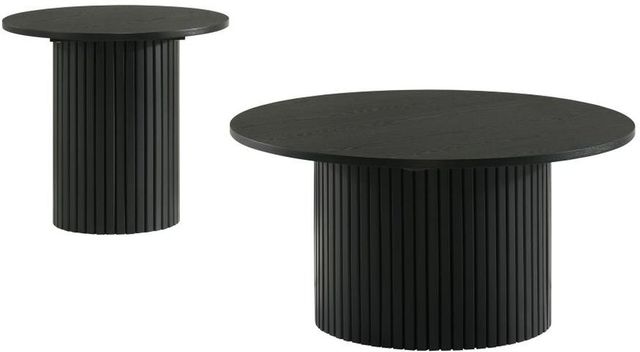 Coaster® Hamlyn 2-Piece Black Occasional Table Set-0