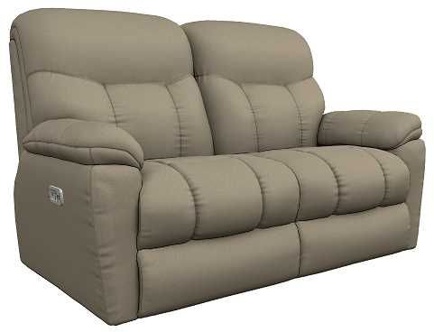 La-Z-Boy® Morrison Sable Power Reclining Loveseat with Headrest-0