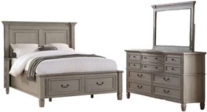 Nash Collective Lake Shore 3-Piece Cottage Queen Storage Bedroom Set