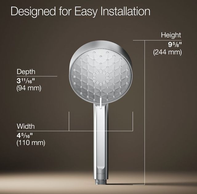 KOHLER® Awaken® G110 Polished Chrome 2.5 GPM 4-Function Handshower-3