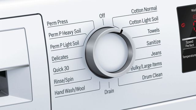 Bosch® 500 Series 2.2 Cu. Ft. White Compact Front Load Washer-3