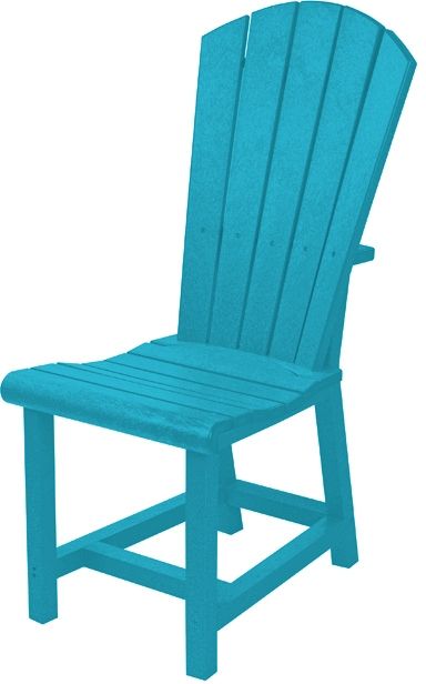 C.R. Plastic Generation Line Turquoise Addy Dining Chair-1