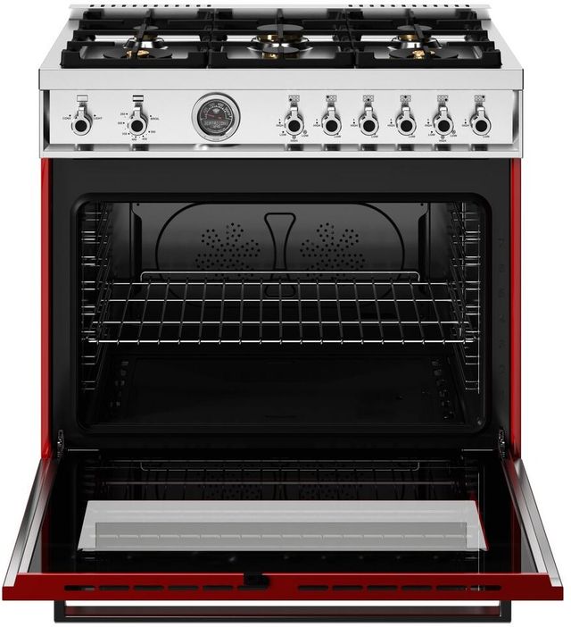 Bertazzoni Professional Series 36" Rosso Pro Style Gas Range-1