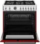 Bertazzoni Professional Series 36" Rosso Pro Style Gas Range-1