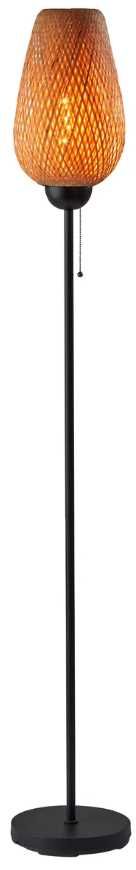 Adesso® Hugo Black Floor Lamp-0